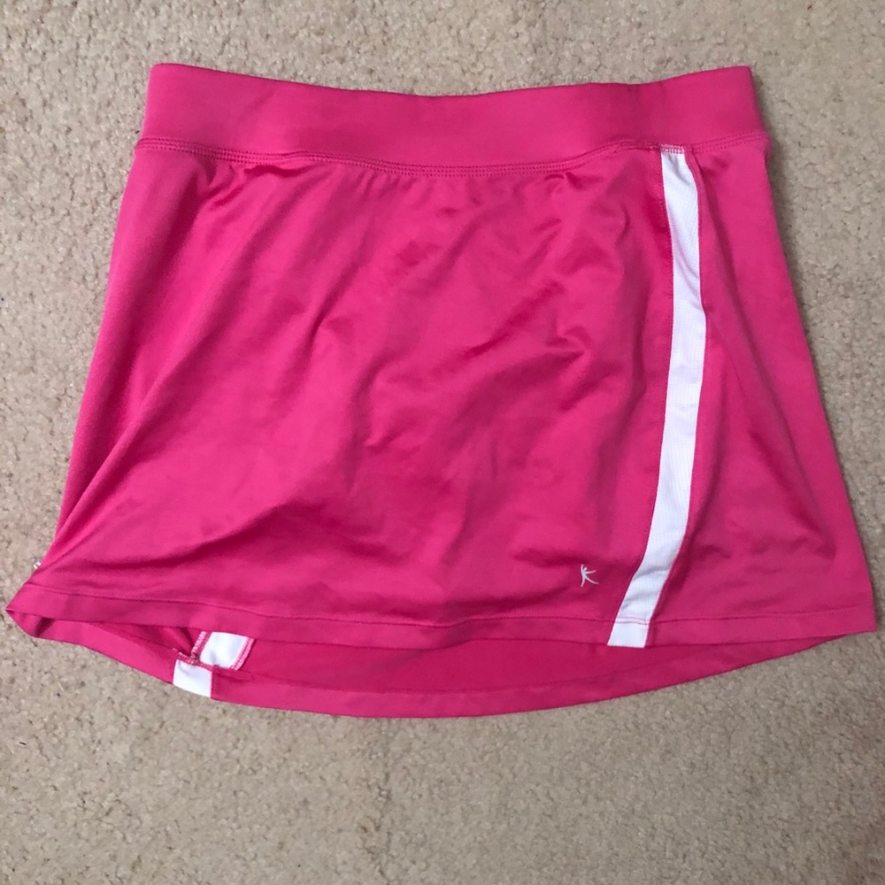 Pink tennis skirt